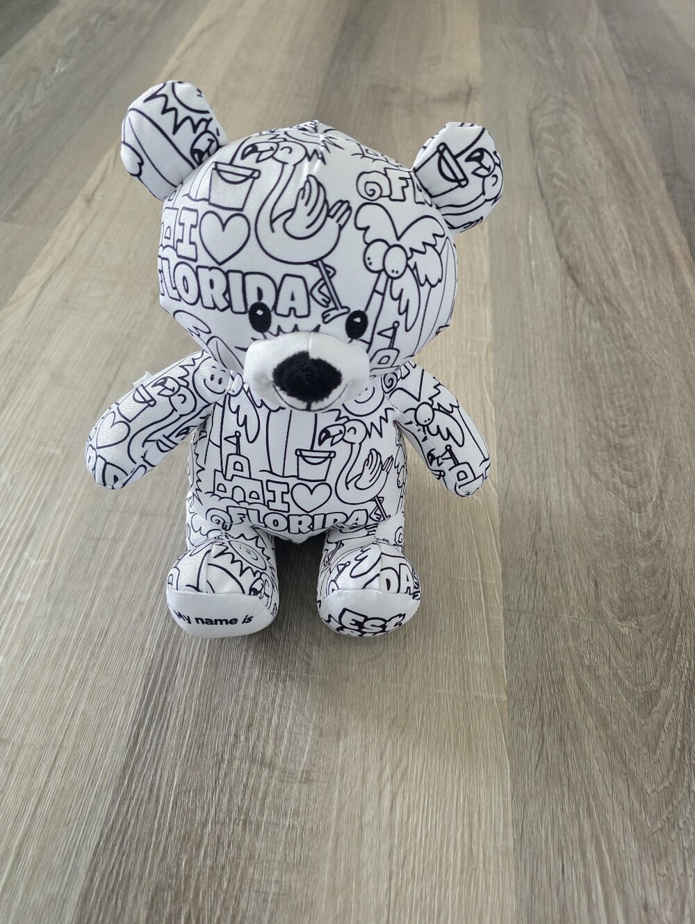 Plushology White Florida' Plush Teddy Bear